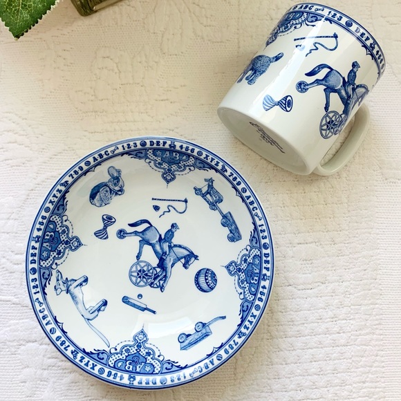 Spode Edwardian Childhood 2 Pc Set Bowl & Mug - Picture 1 of 15